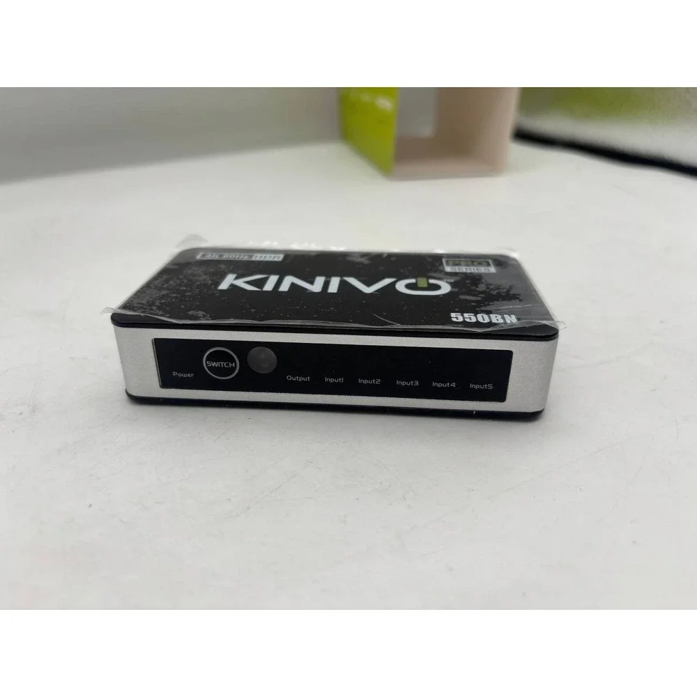 KINIVO 550BN PRO SERIES 5 Port HDMI Switch 4K 60Hz HDR 18Gbps HDCP 2.2